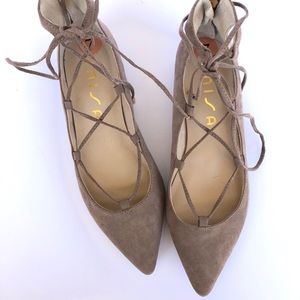 Unisa Lace Up Ballet Flats